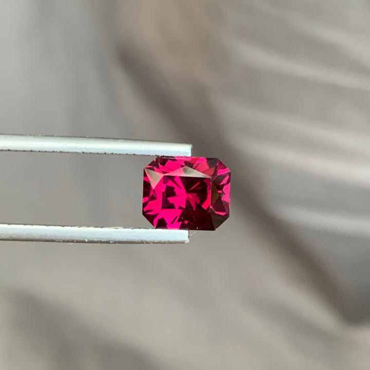 3.25 Carats Loose Pinkish Red Rhodolite Garnet