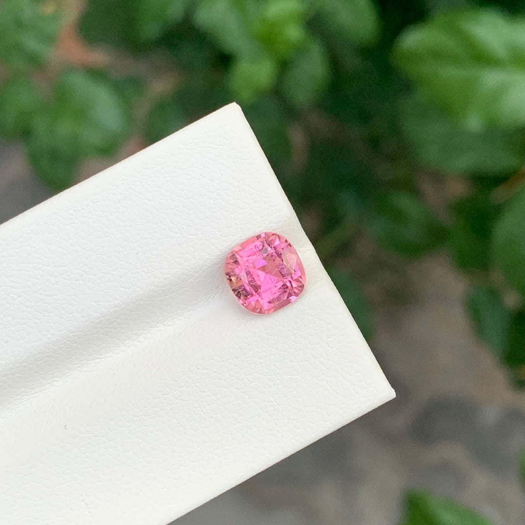 1.95 Carats Loose Soft Pink Tourmaline Cushion Shape