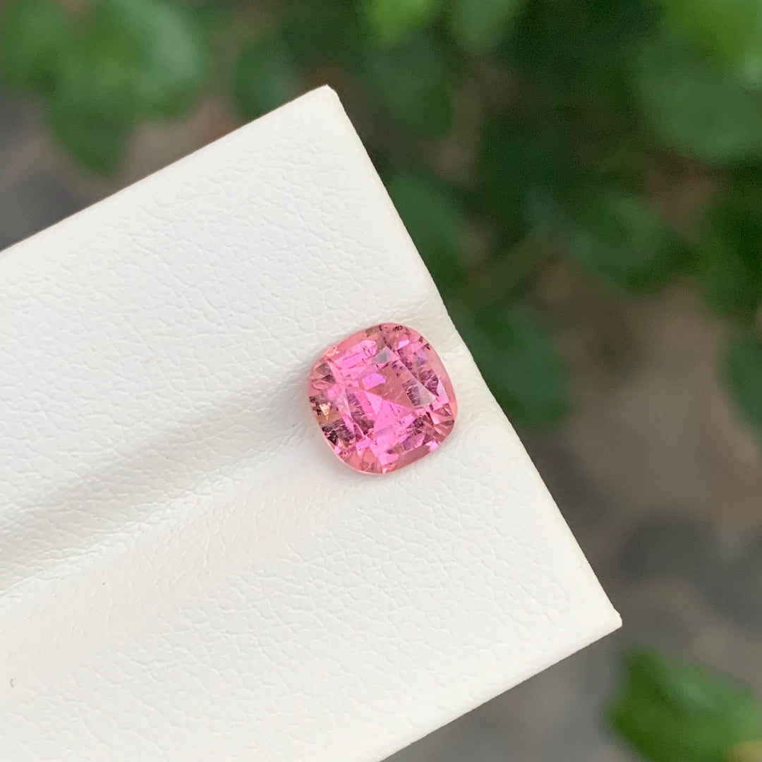 1.95 Carats Loose Soft Pink Tourmaline Cushion Shape