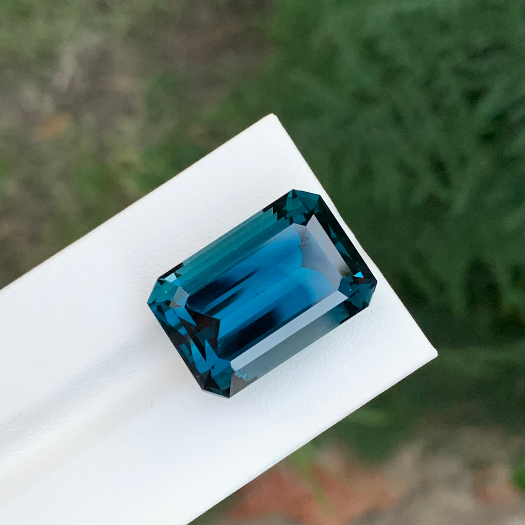 42.20 Carats Loose London Blue Topaz Emerald Shape