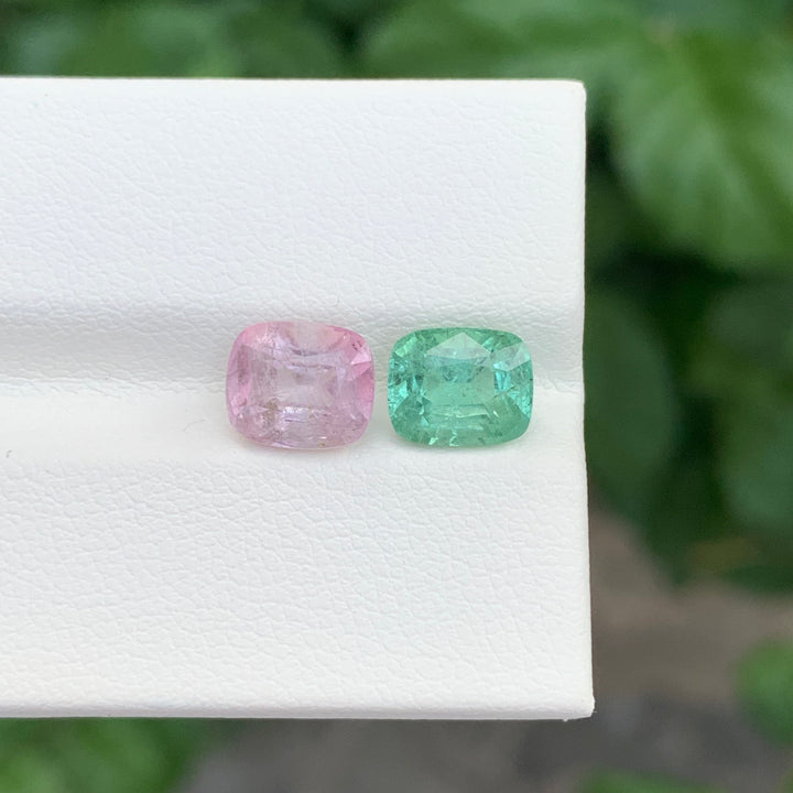 4.05 Carats Loose Tourmaline Reverse Pair