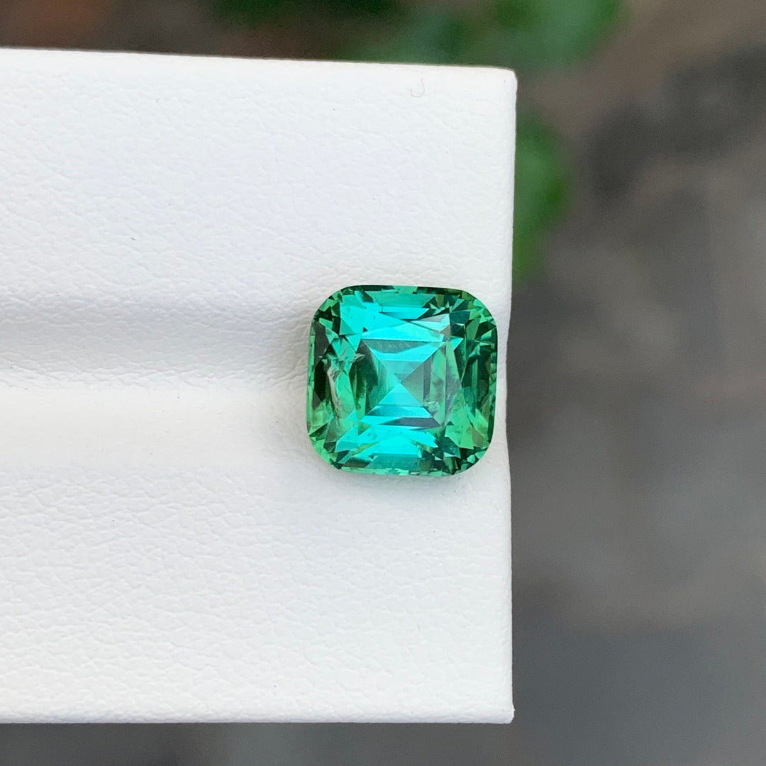 5.60 Carats Loose Green Tourmaline Lagoon Shade