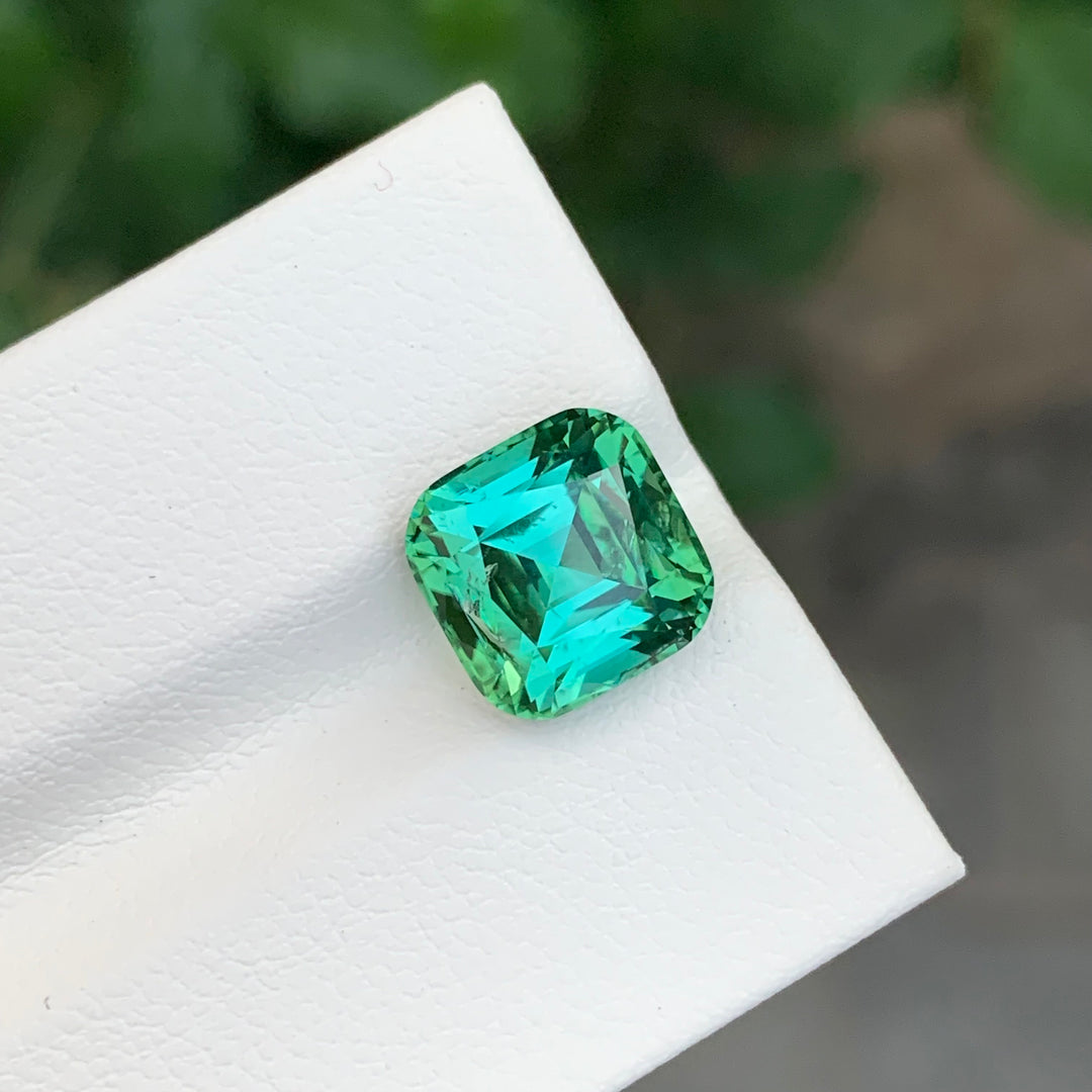 5.60 Carats Loose Green Tourmaline Lagoon Shade