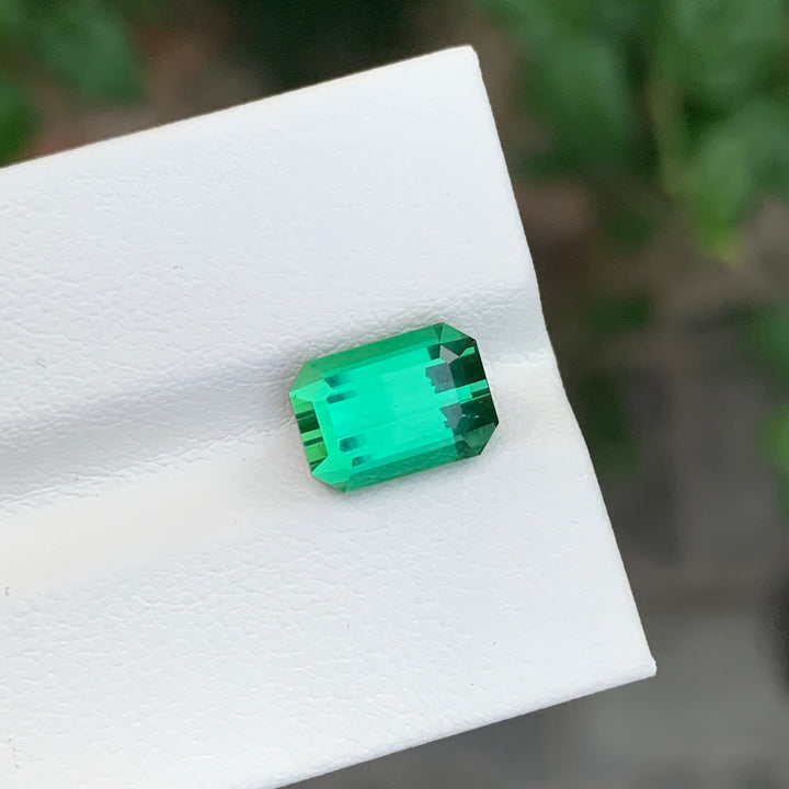 3.40 Carats Loose Tourmaline Emerald Shape