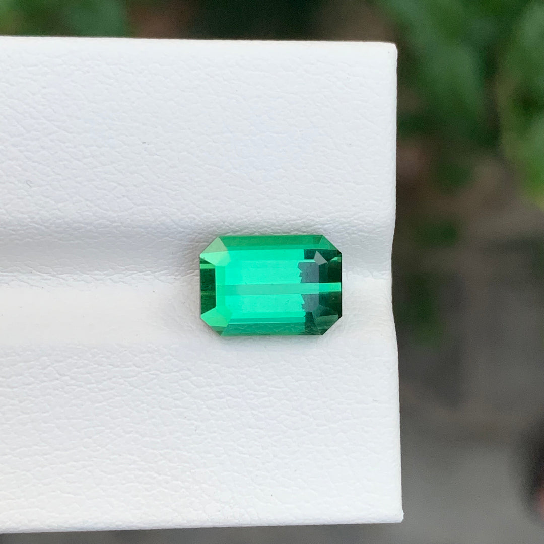 3.40 Carats Loose Tourmaline Emerald Shape