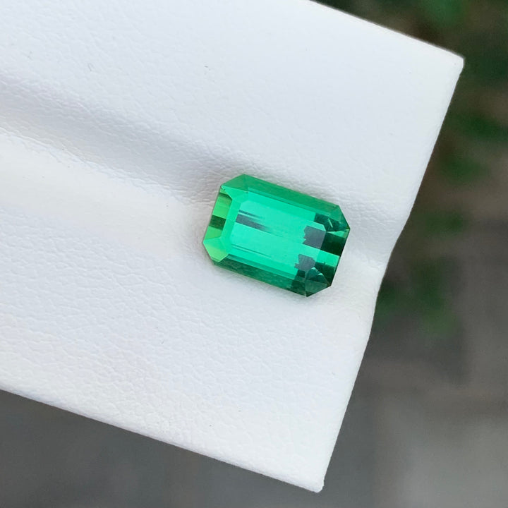 3.40 Carats Loose Tourmaline Emerald Shape