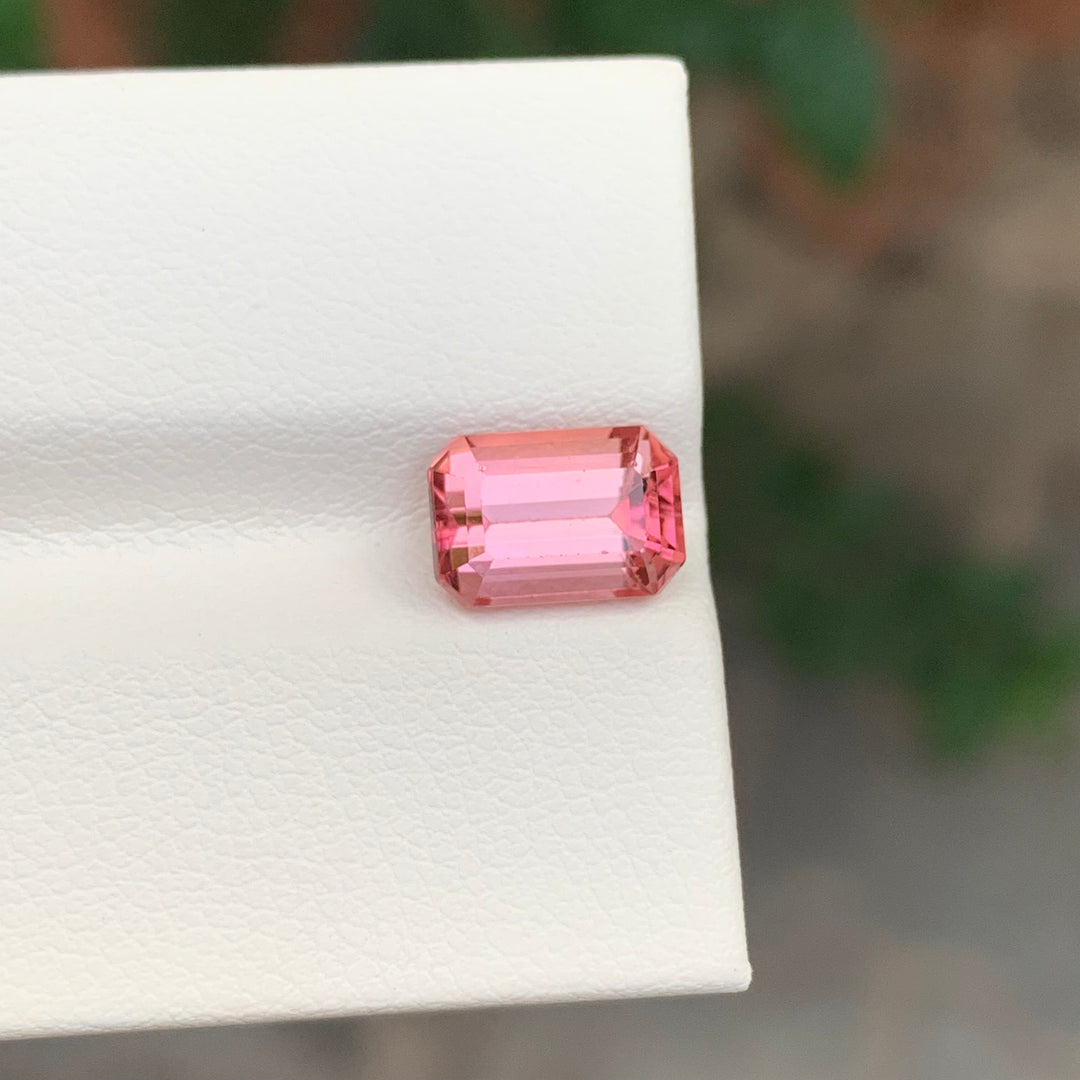 2.35 Carats Loose Pink Tourmaline Emerald Cut