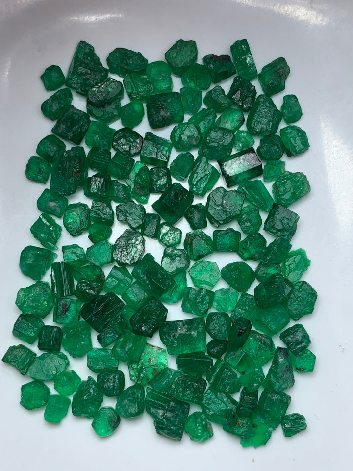 82.25 Carats Natural Facet Rough Emeralds