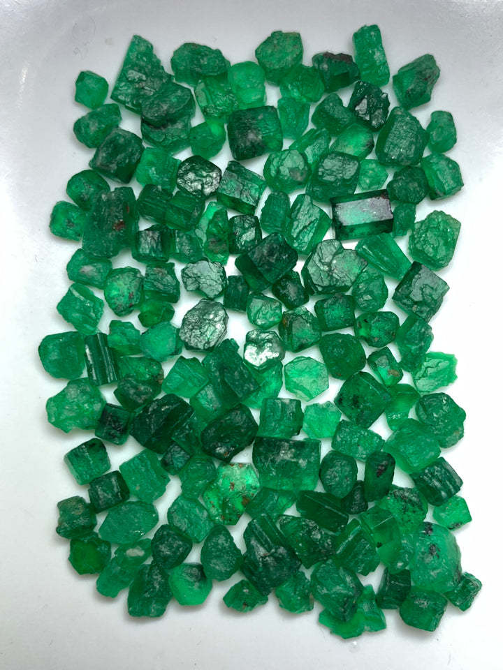 82.25 Carats Natural Facet Rough Emeralds