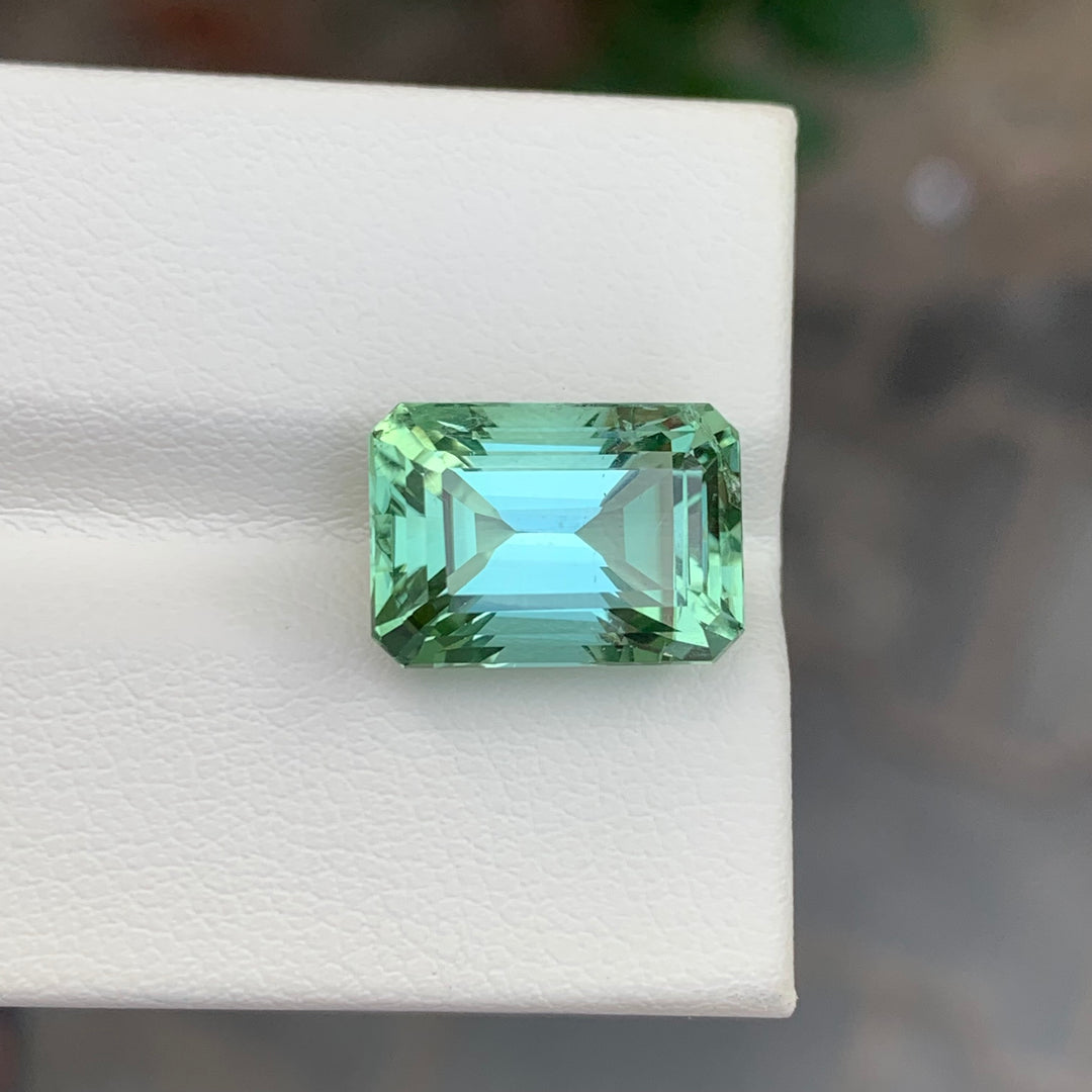 8.10 Carats Loose Tourmaline Emerald Cut