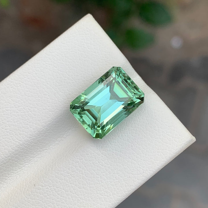 8.10 Carats Loose Tourmaline Emerald Cut