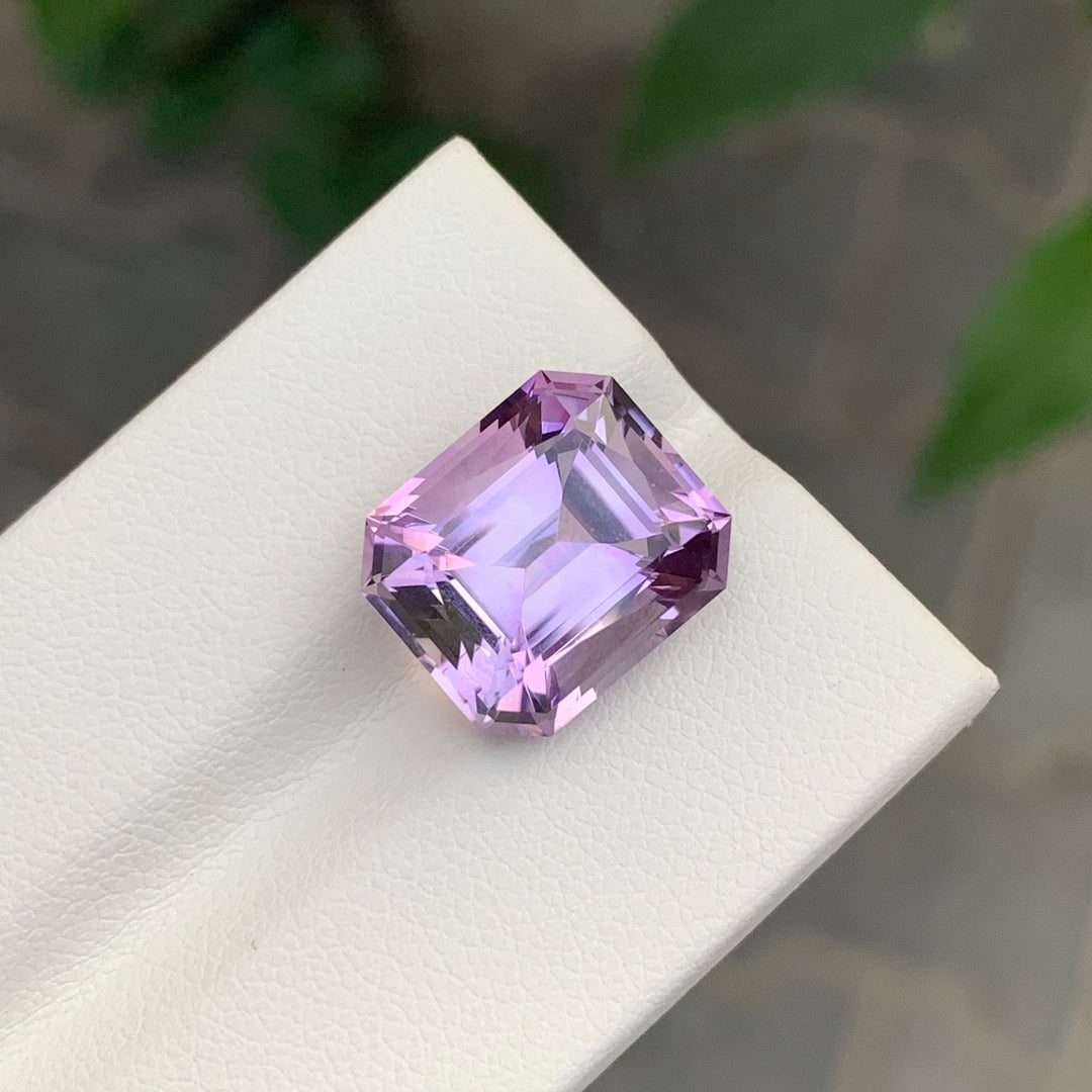 9.10 Carats Loose Amethyst Emerald Shape