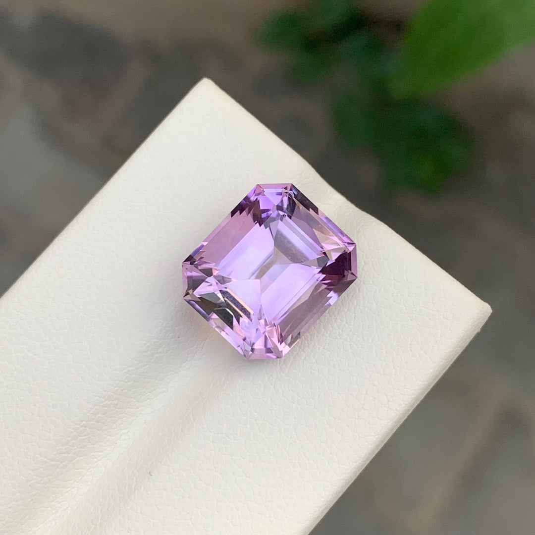 9.10 Carats Loose Amethyst Emerald Shape