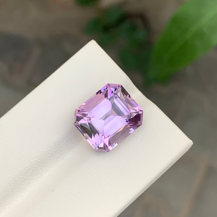 9.10 Carats Loose Amethyst Emerald Shape