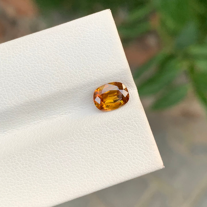 1.30 Carats Golden Brown Loose Sphene With Orange Shade