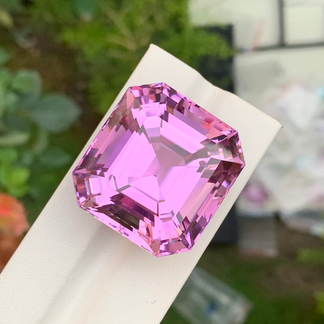 133.35 Carats Gigantic Faceted Ascher Cut Kunzite