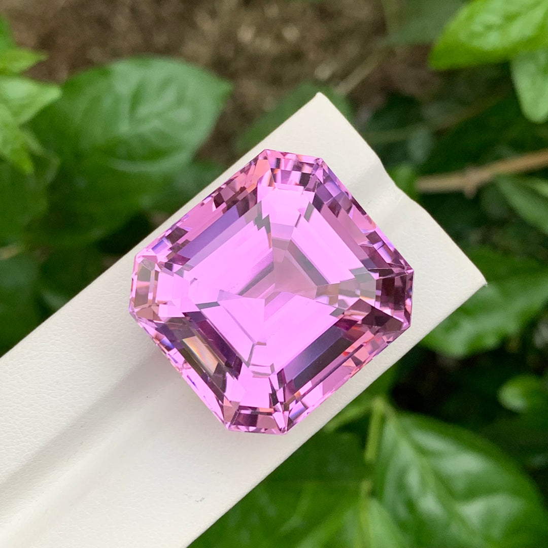 133.35 Carats Gigantic Faceted Ascher Cut Kunzite