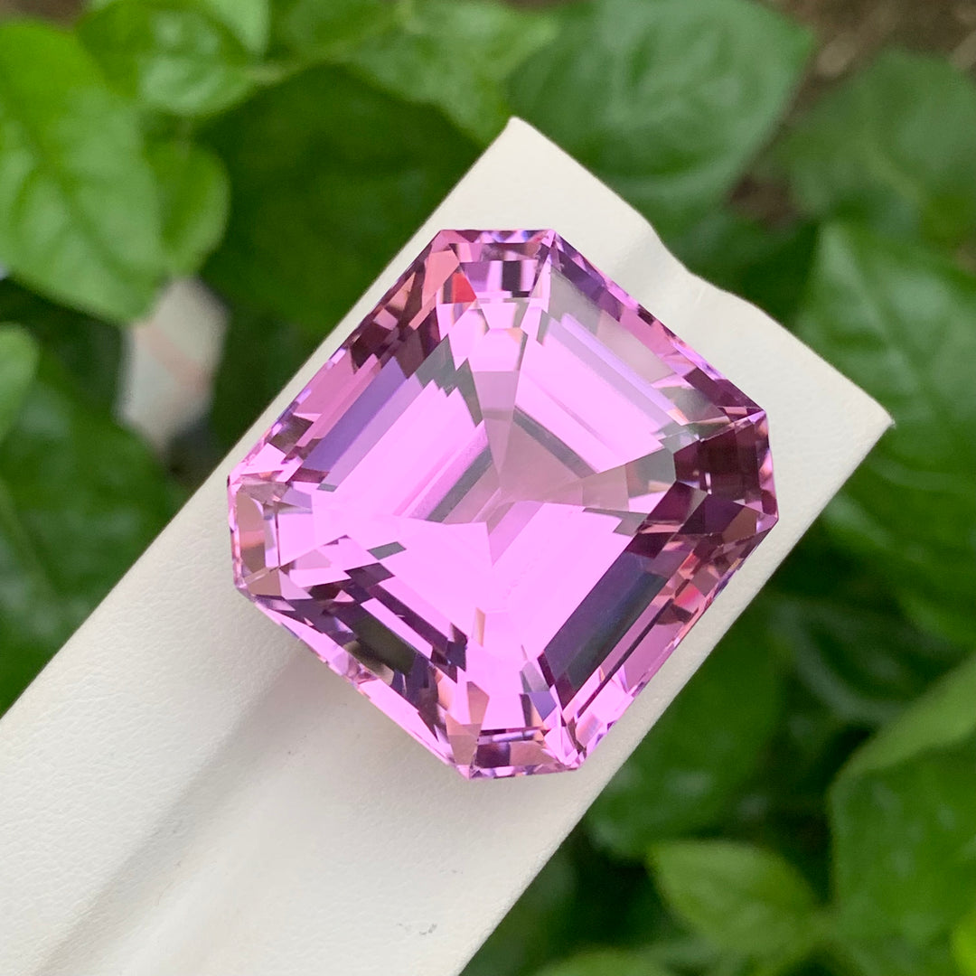 133.35 Carats Gigantic Faceted Ascher Cut Kunzite