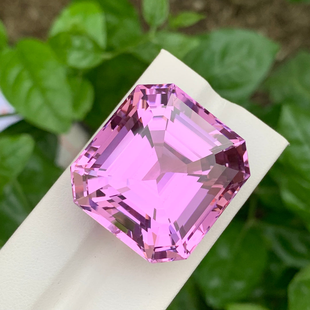 133.35 Carats Gigantic Faceted Ascher Cut Kunzite