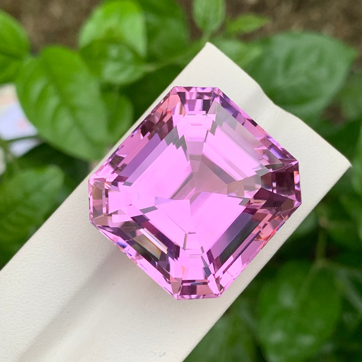 133.35 Carats Gigantic Faceted Ascher Cut Kunzite