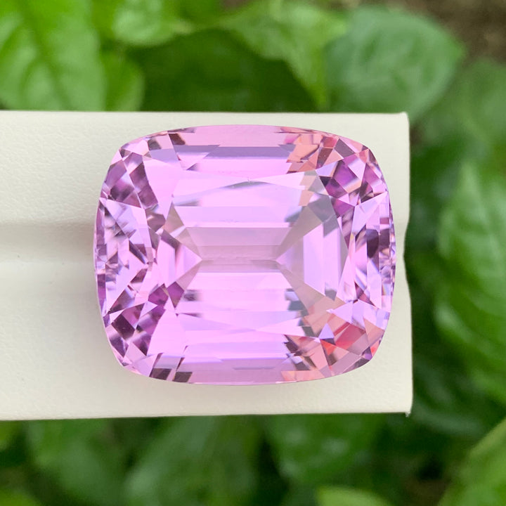 139.95 Carats Loose Cushion Cut Beautiful Kunzite Gemstone