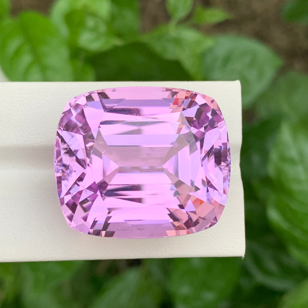 139.95 Carats Loose Cushion Cut Beautiful Kunzite Gemstone