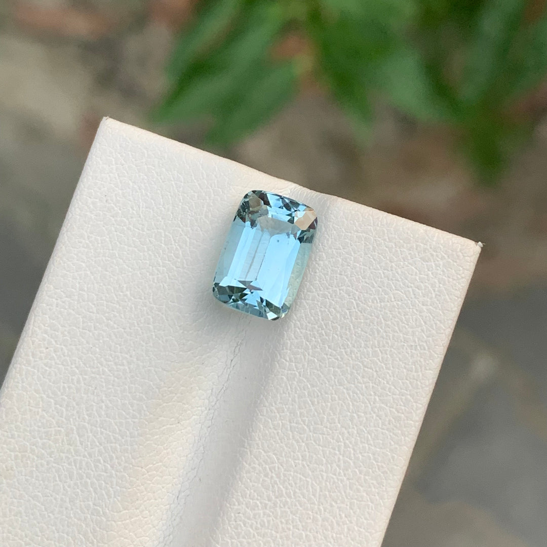 4.25 Carats Cushion Shape Aqua Blue Loose Topaz