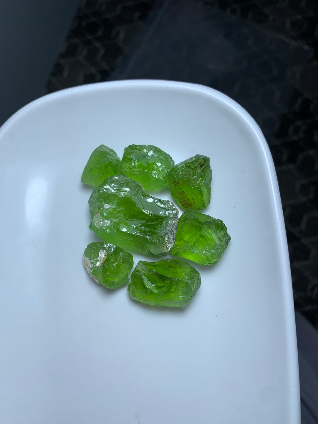 46.15 Grams Natural Facet Grade Green Peridot Parcel From Pakistan