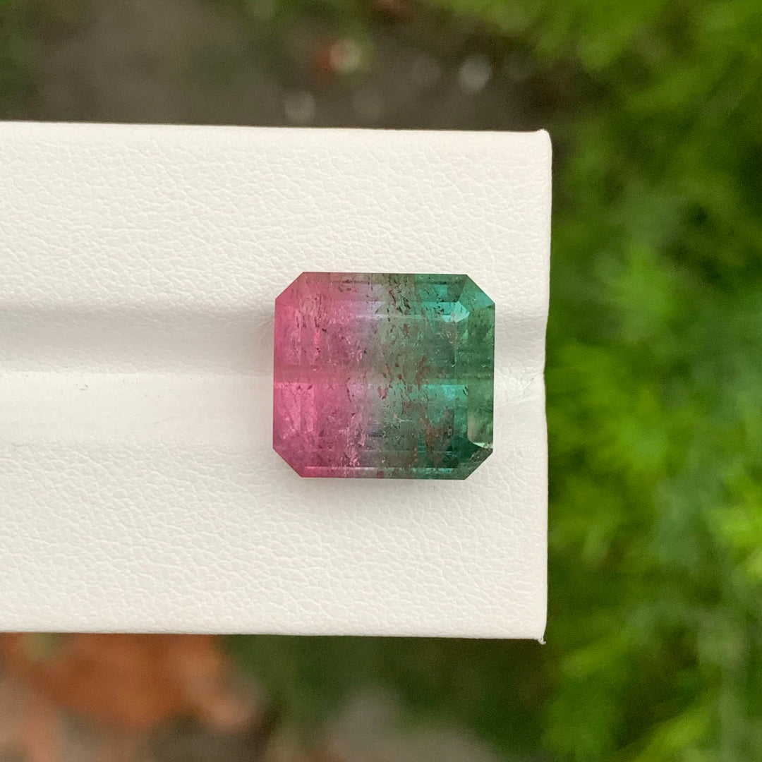 18.05 Carats Faceted Pink & Green Bicolor Tourmaline