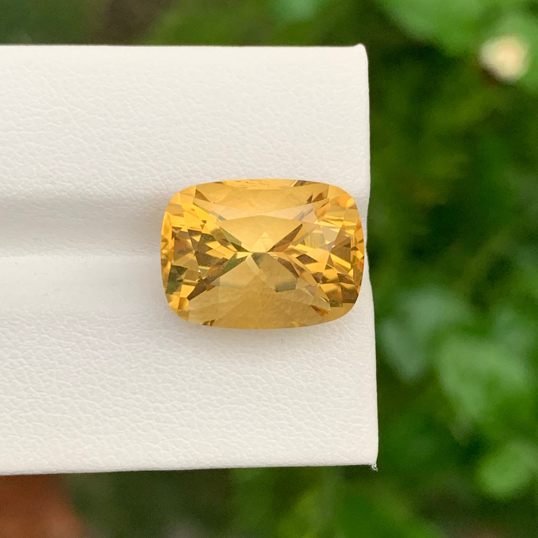 10.55 Carats Loose Fancy Cut Citrine