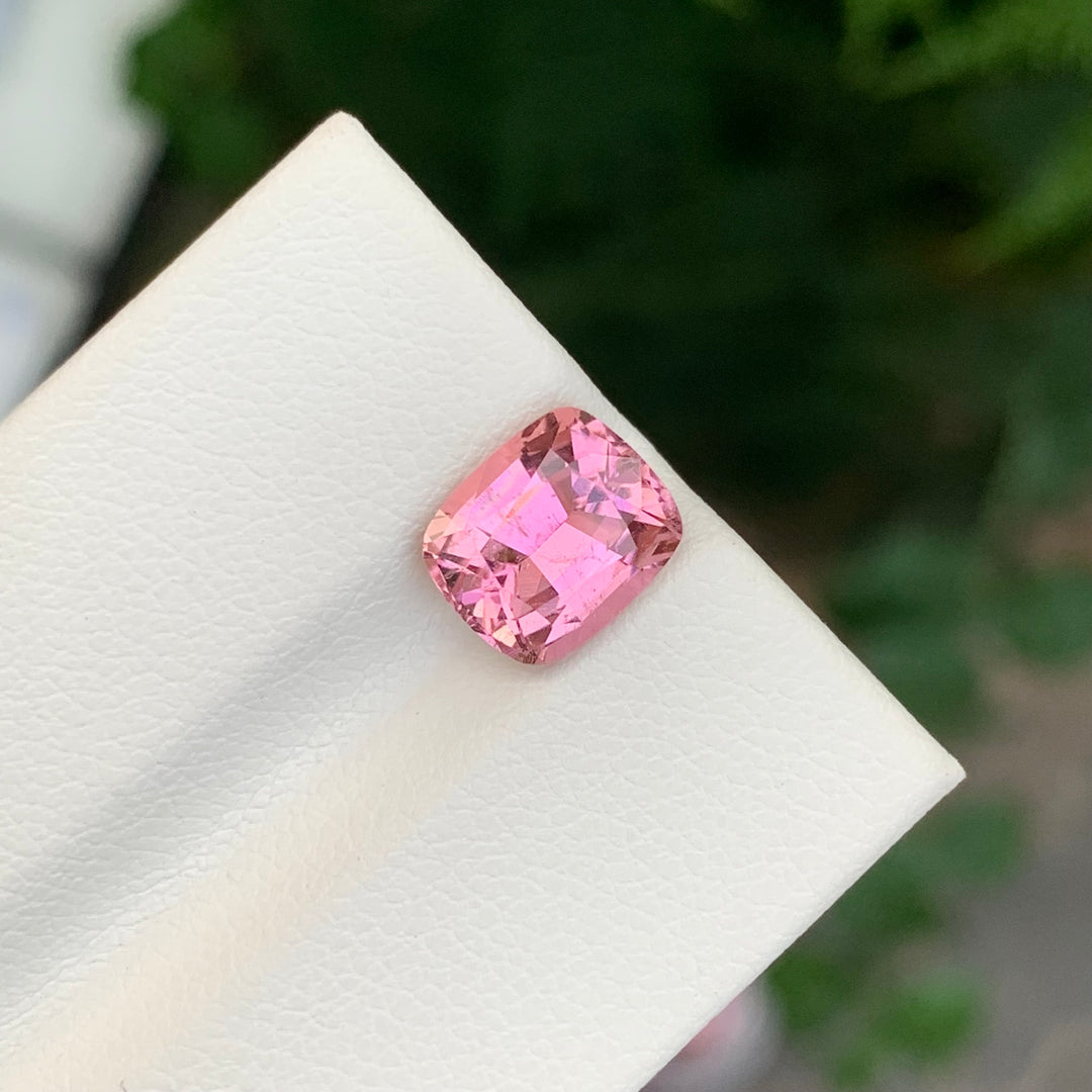 2.40 Carats Loose Pink Tourmaline Cushion Shape