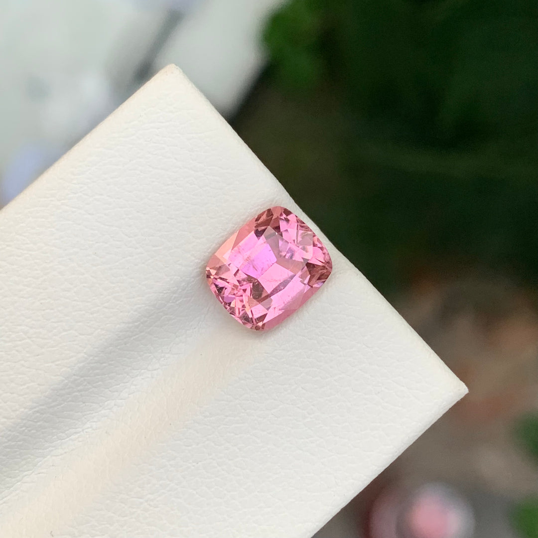 2.40 Carats Loose Pink Tourmaline Cushion Shape