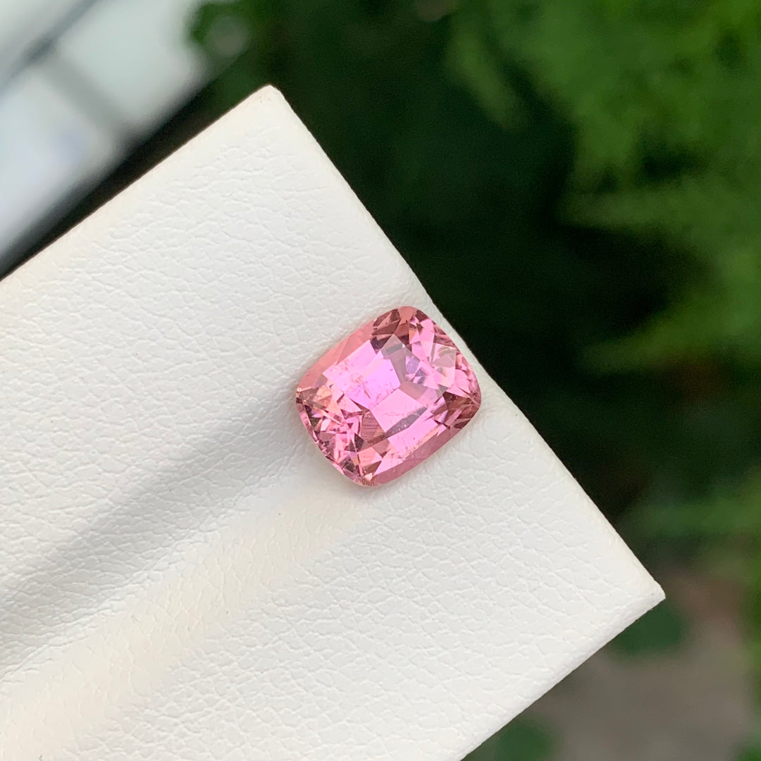 2.40 Carats Loose Pink Tourmaline Cushion Shape