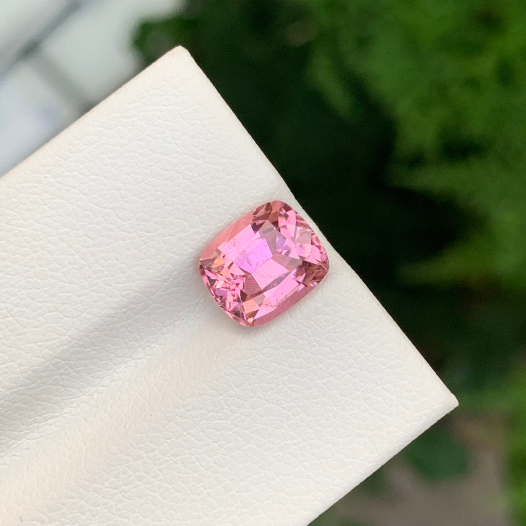 2.40 Carats Loose Pink Tourmaline Cushion Shape