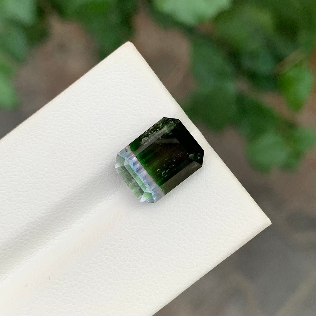 6.65 Carats Loose Tricolor Tourmaline Gemstone