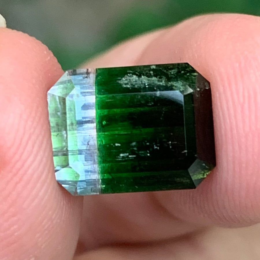 Tricolor tourmaline