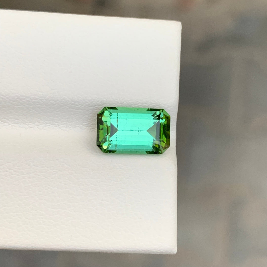 3.00 Carats Loose Tourmaline Gemstone Emerald Cut