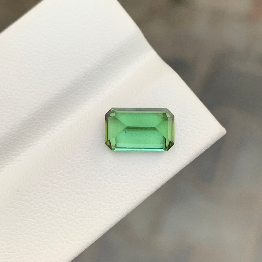 3.00 Carats Loose Tourmaline Gemstone Emerald Cut