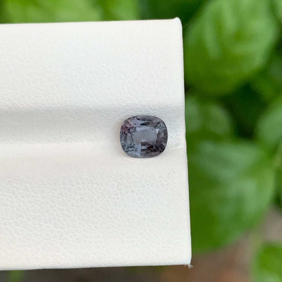 1.30 Carats Faceted Burmese Grey Spinel Oval Shape