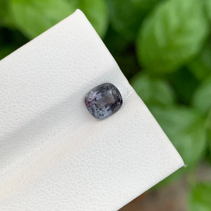 1.30 Carats Faceted Burmese Grey Spinel Oval Shape