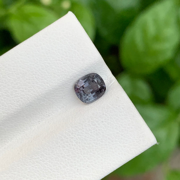 1.30 Carats Faceted Burmese Grey Spinel Oval Shape