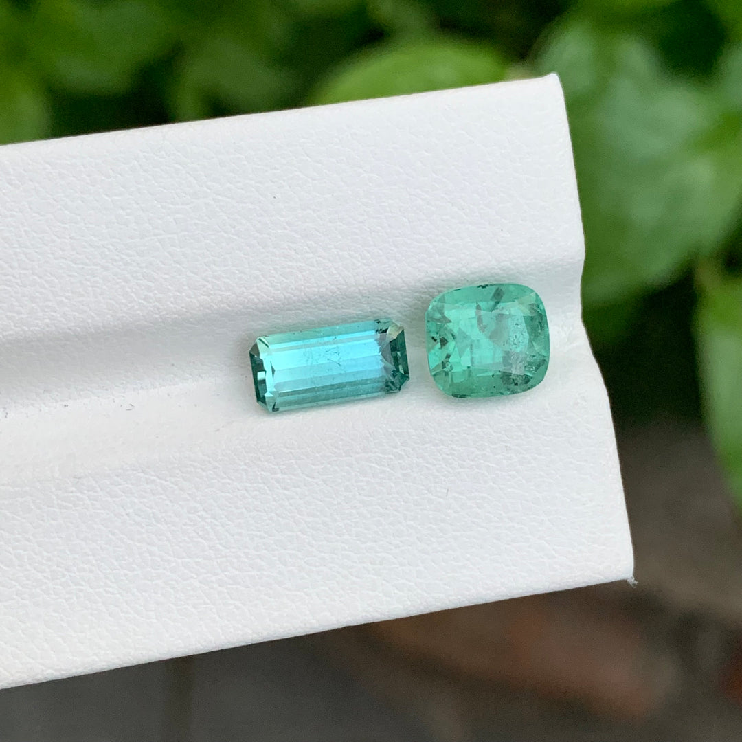 4.80 Carats Loose Seafoam Tourmaline Pieces