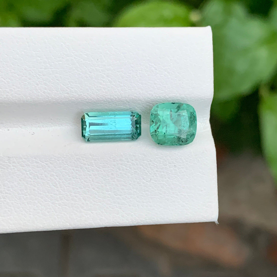 4.80 Carats Loose Seafoam Tourmaline Pieces