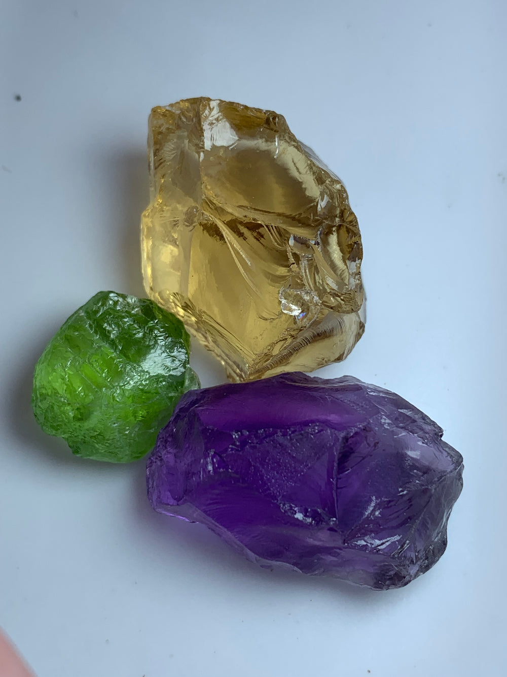 facet rough gemstones