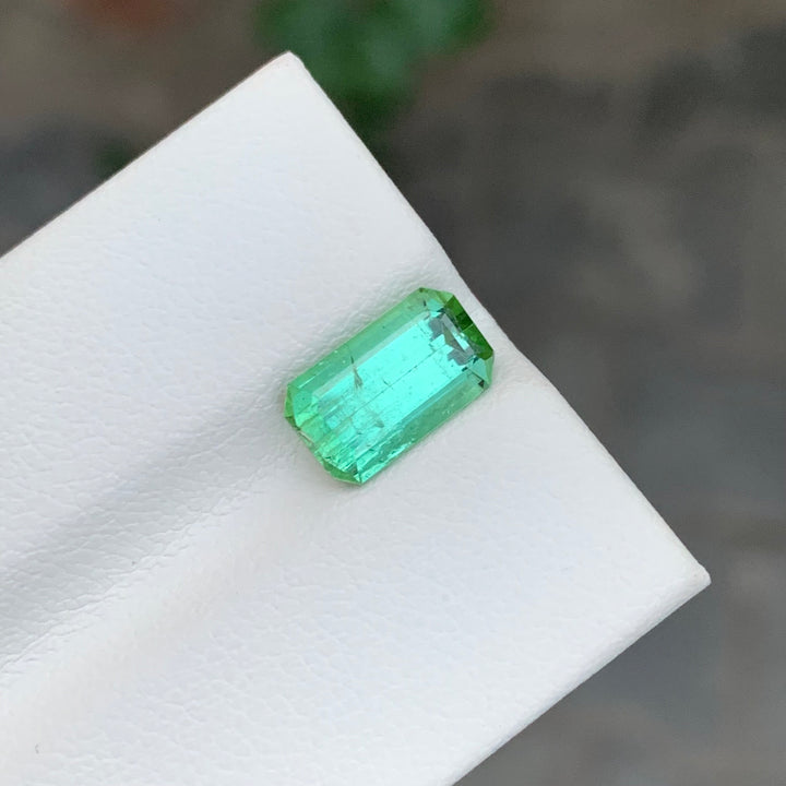 2.25 Carats Loose Tourmaline Emerald Shape