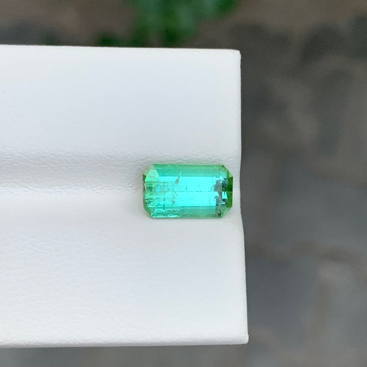 2.25 Carats Loose Tourmaline Emerald Shape