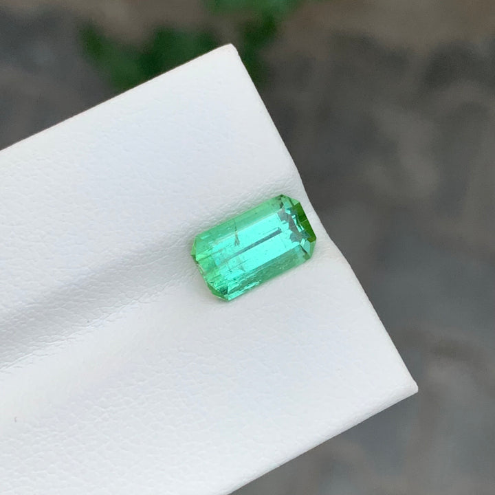 2.25 Carats Loose Tourmaline Emerald Shape