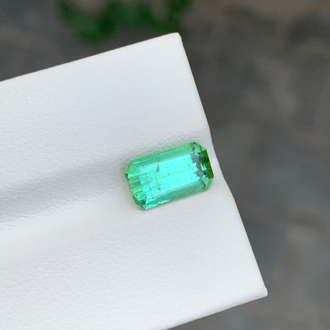 2.25 Carats Loose Tourmaline Emerald Shape