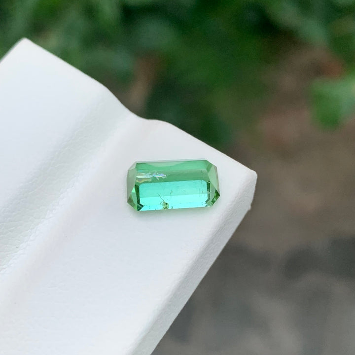 2.25 Carats Loose Tourmaline Emerald Shape