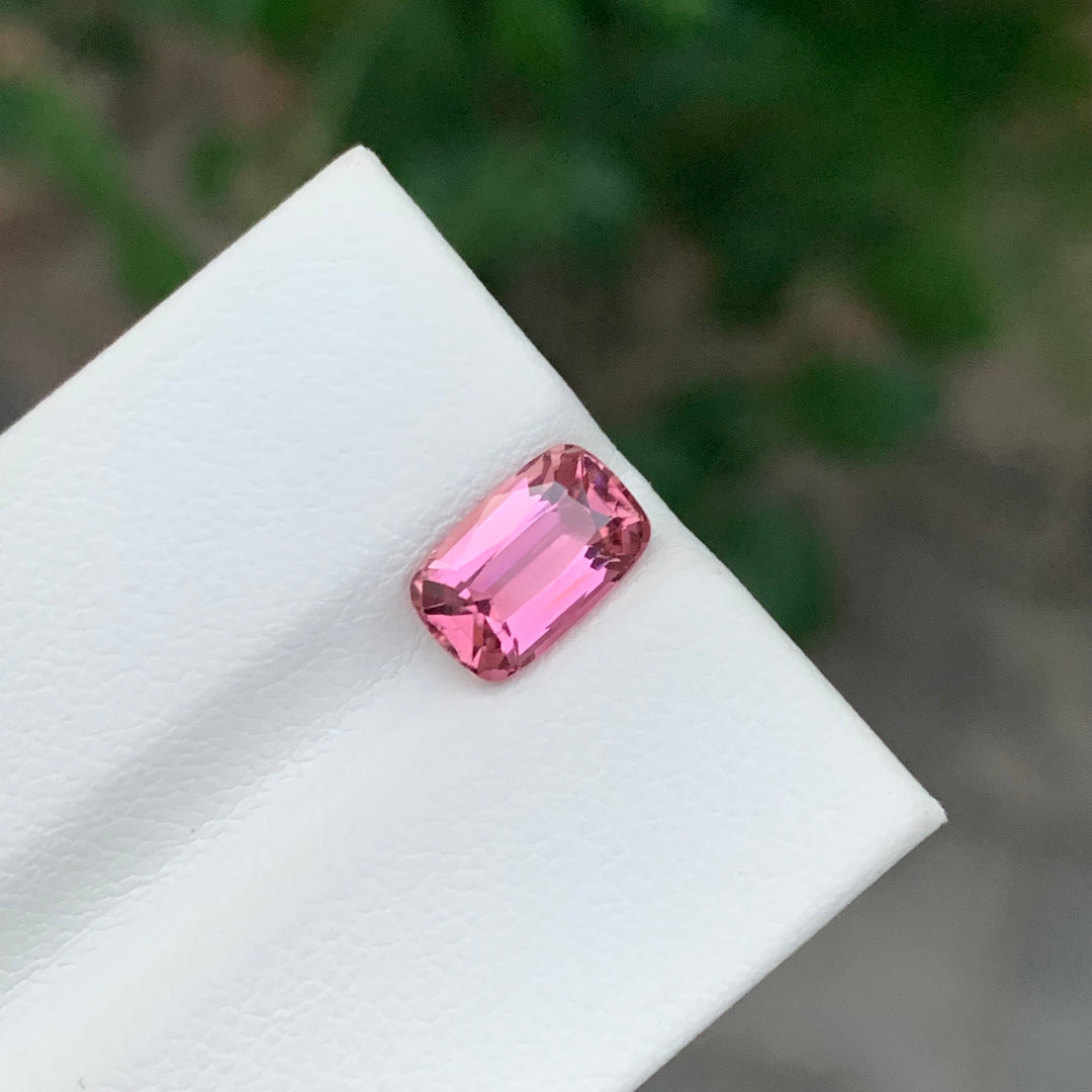 1.80 Carats Loose Pink Tourmaline Long Cushion Shape